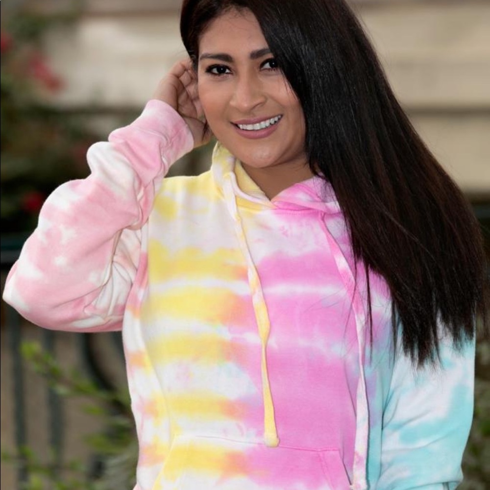 Tie dyed Hoodie small size